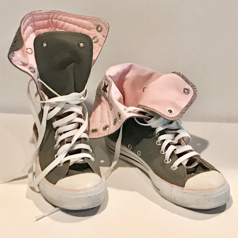 Converse hightop foldover